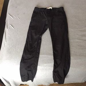 Black Levi Jogger Jeans